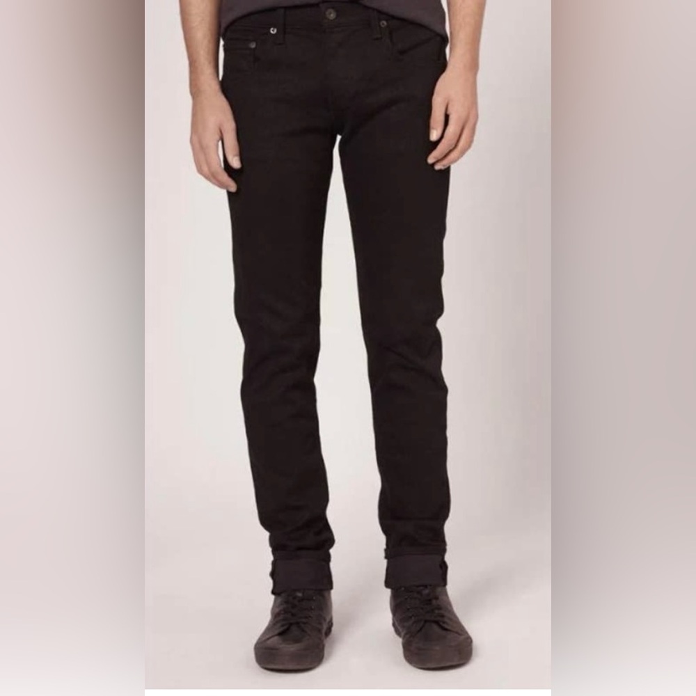 Rag & Bone Men’s Black Fit 1 Extra Slim Jeans - Size 31